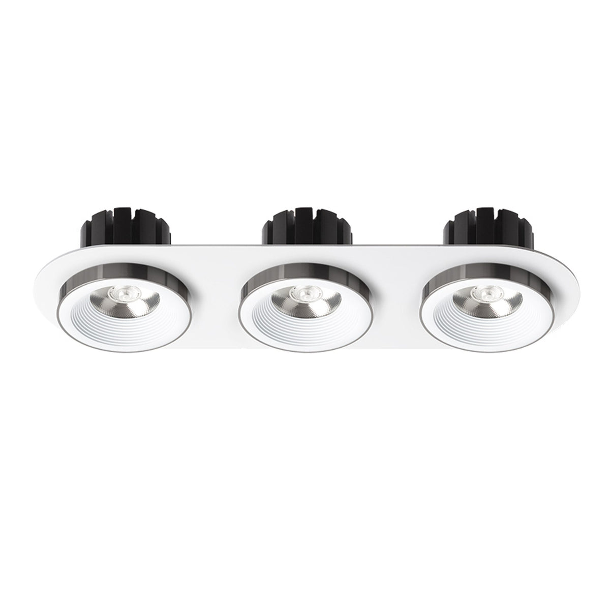 SHARM R III inbouwspot wit / zwart chroom