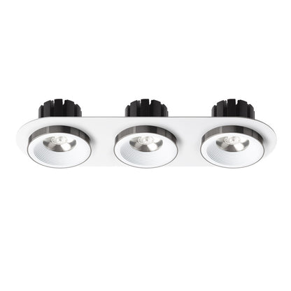 SHARM R III inbouwspot wit / zwart chroom