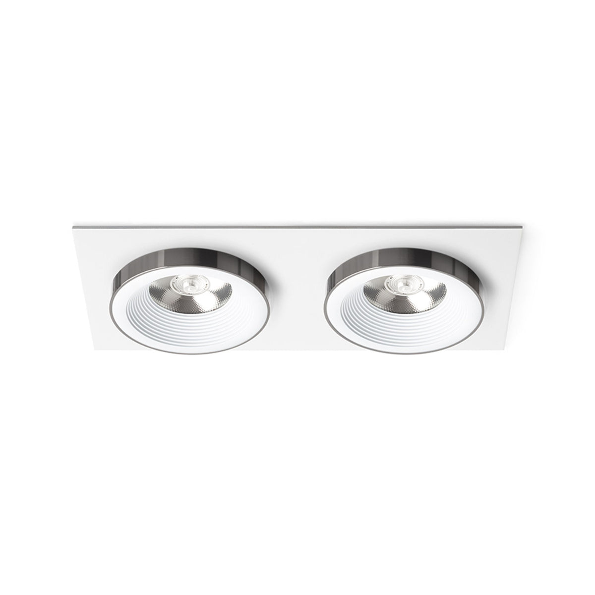 SHARM SQ II inbouwspot wit / zwart chroom