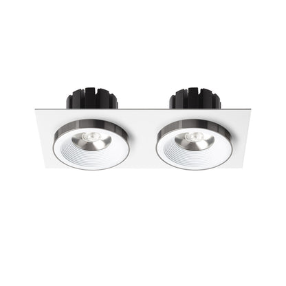 SHARM SQ II inbouwspot wit / zwart chroom