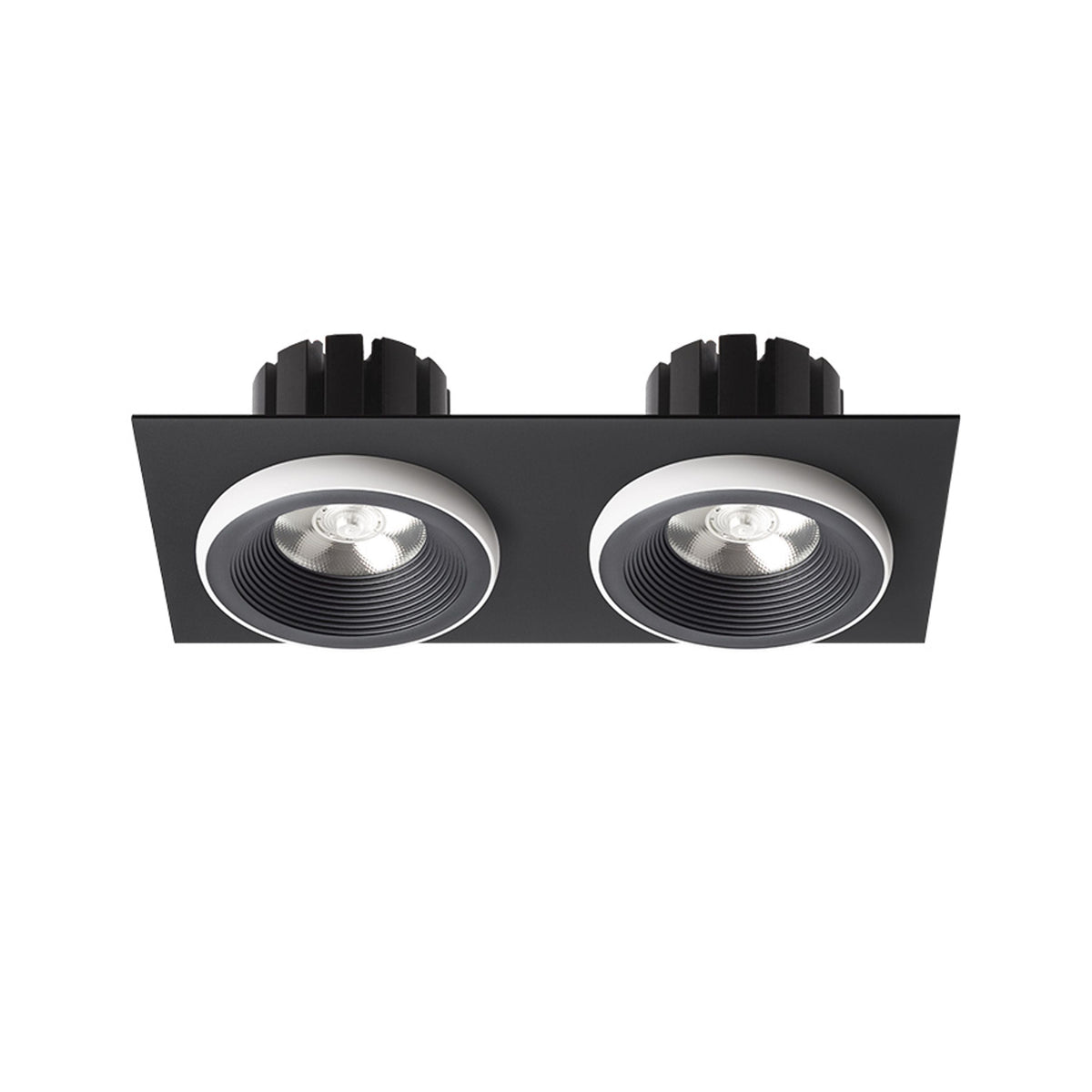 SHARM SQ II inbouwspot zwart / wit