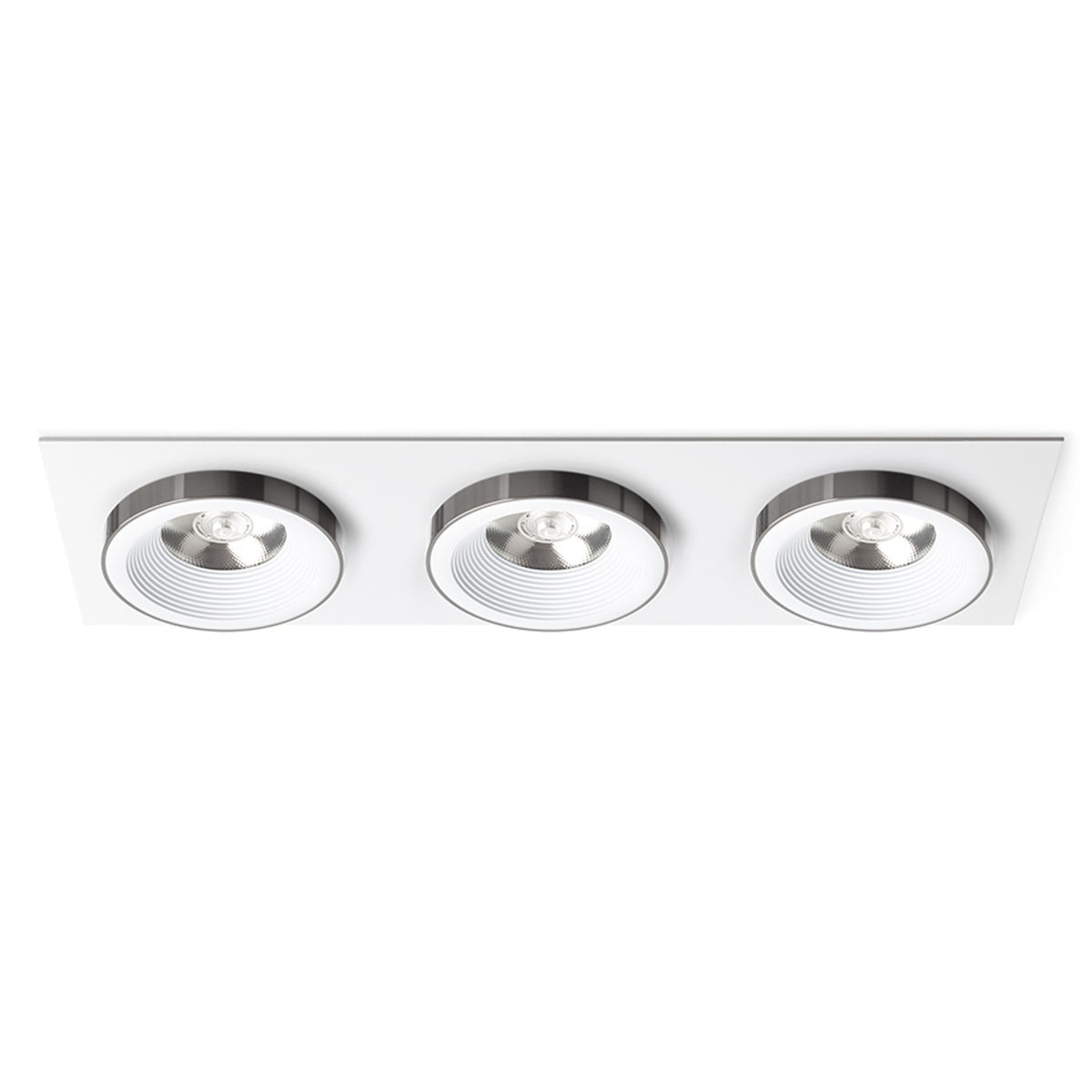 SHARM SQ III inbouwspot wit / zwart chroom