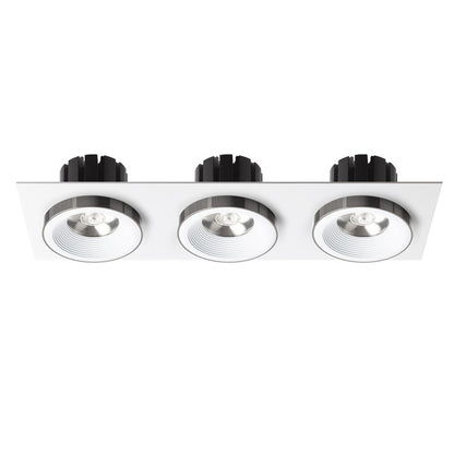 SHARM SQ III inbouwspot wit / zwart chroom