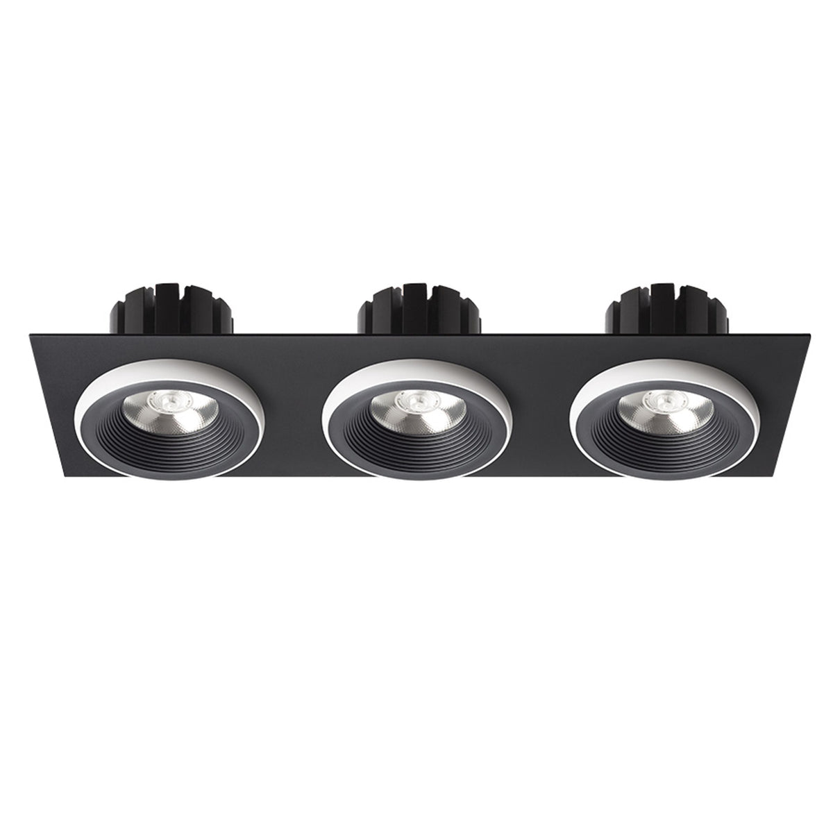 SHARM SQ III inbouwspot zwart / wit