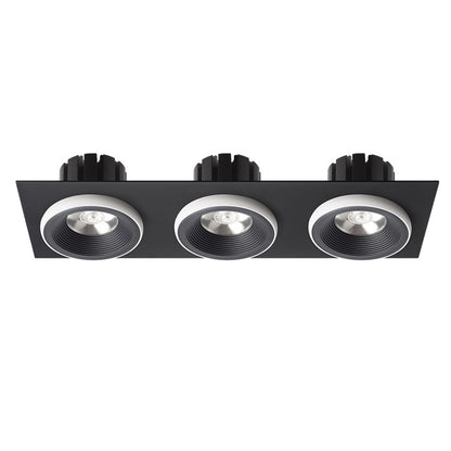 SHARM SQ III inbouwspot zwart / wit