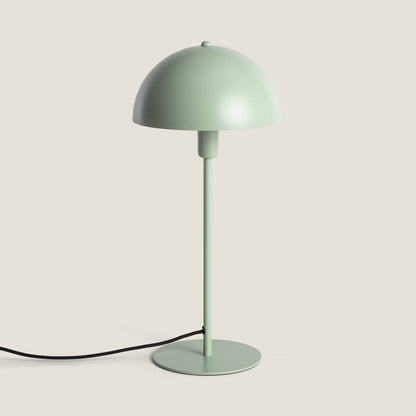 RUNDARO metalen tafellamp met snoerschakelaar 44 cm in celadon groen, afbeelding 1