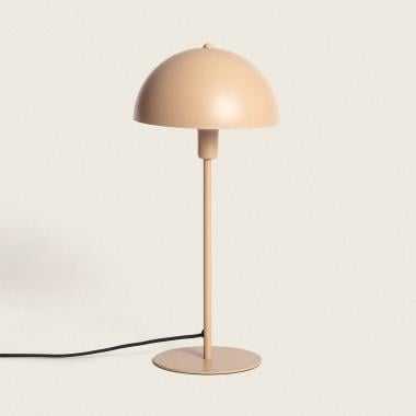 RUNDARO metalen tafellamp met snoerschakelaar 44 cm in camel, afbeelding 6