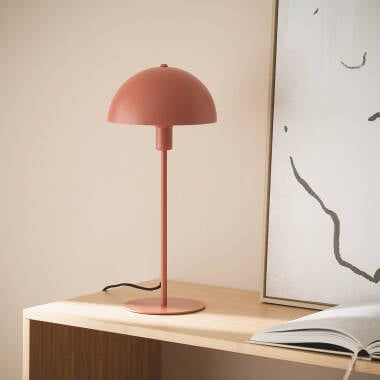 RUNDARO metalen tafellamp met snoerschakelaar 44 cm in terracotta, afbeelding 4