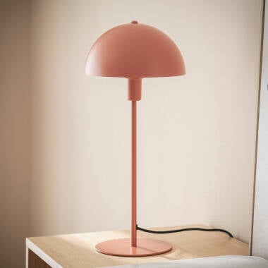 RUNDARO metalen tafellamp met snoerschakelaar 44 cm in terracotta, afbeelding 6
