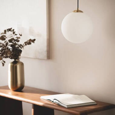 SARPANO hanglamp goud, detail van de fitting