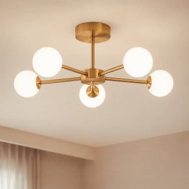 ZOLMAVO plafondlamp in goud, afbeelding 3