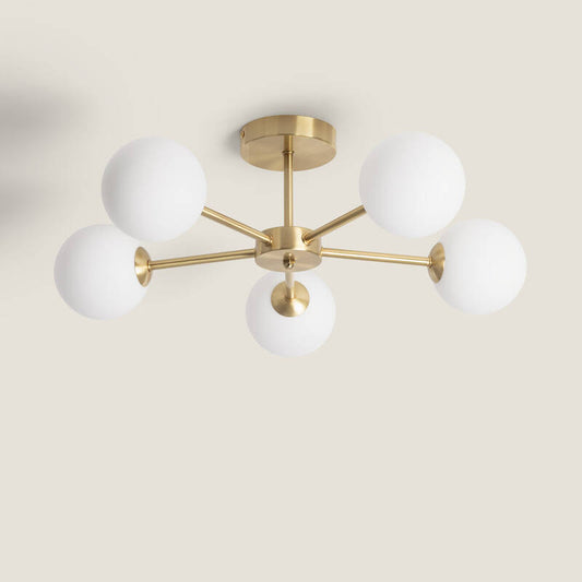 ZOLMAVO plafondlamp in goud, afbeelding 1