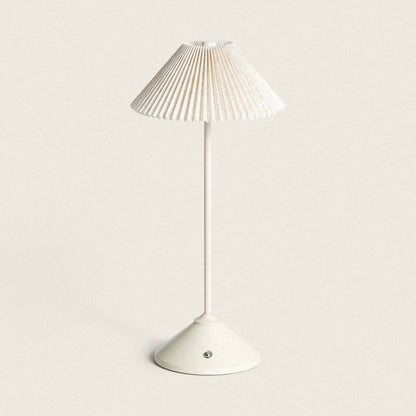 MARNARO oplaadbare LED tafellamp in beige, afbeelding 1