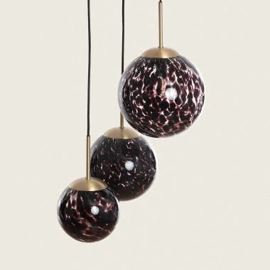 TESKARO hanglamp goud, detail van de plafondkap