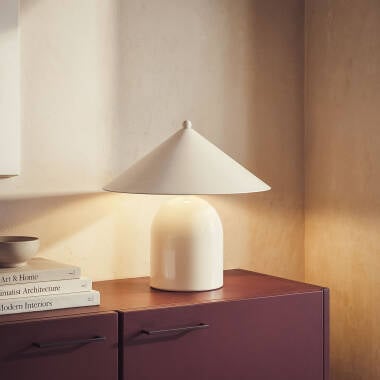 TISPARO metalen tafellamp met twee lichtpunten 27,5 cm, afbeelding 2