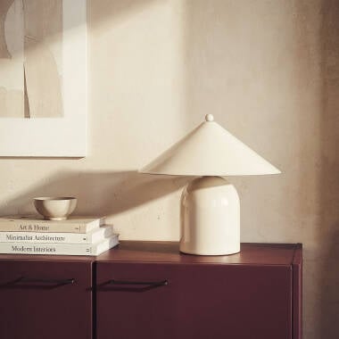 TISPARO metalen tafellamp met twee lichtpunten 27,5 cm, afbeelding 3