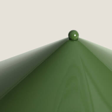 TISPARO metalen tafellamp met twee lichtpunten 27,5 cm in groen, afbeelding 4