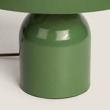 TISPARO metalen tafellamp met twee lichtpunten 27,5 cm in groen, afbeelding 5