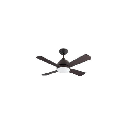 CLOVIVO | plafondventilator met verlichting en omkeerbare bladen 106,6 cm | 2x E27 max 30W | zwart