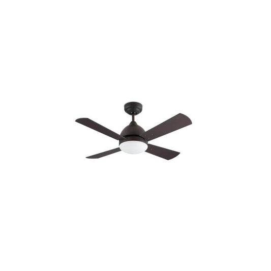 CLOVIVO | plafondventilator met verlichting en omkeerbare bladen 106,6 cm | 2x E27 max 30W | zwart