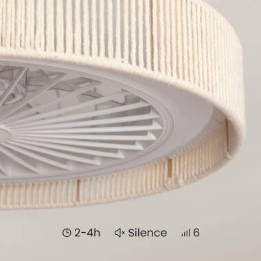 JERNARO | plafondventilator met verlichting 50 cm | 24W 3000-6500K 1920 lm | beige