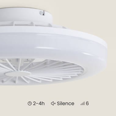 FURNIVO | plafondventilator met verlichting 45 cm | 15W 3000-6000K 1920 lm | wit