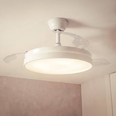 PRUNARO | plafondventilator met verlichting en uitschuifbare bladen 106 cm | 32W 3000-5700K 2560 lm | zwart of wit