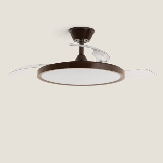 MARVIVO | plafondventilator met verlichting en inklapbare bladen 106 cm | 15W 3000-5700K 2560 lm | bruin of beige