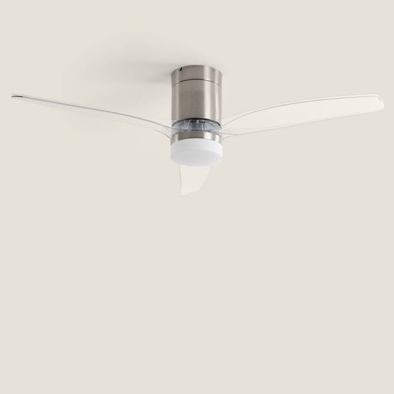KLUNIVO | plafondventilator met verlichting 132 cm | 18W 3000-5700K 1440 lm | nikkel, wit of zwart