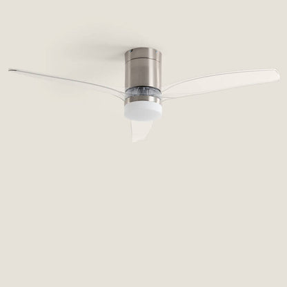 KLUNIVO | plafondventilator met verlichting 132 cm | 18W 3000-5700K 1440 lm | nikkel, wit of zwart