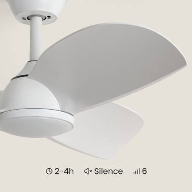 LOMBIVO | plafondventilator met verlichting 90 cm | 16W 3000-5700K | wit