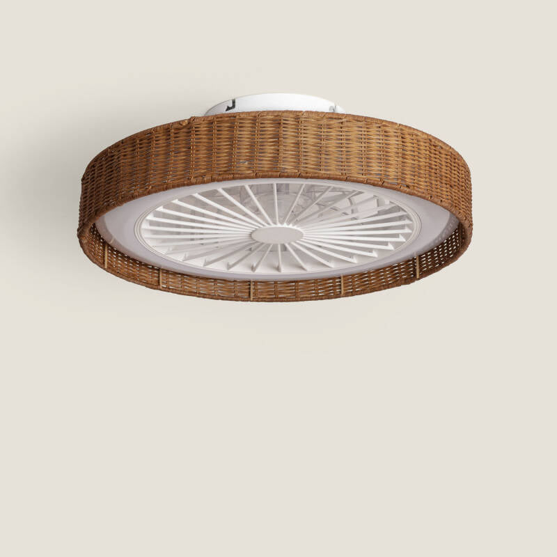 BRAKIVO | plafondventilator met verlichting 50 cm | 15W 3000-6500K 1920 lm | bruin
