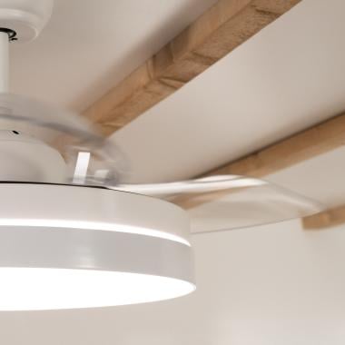 DRIMARO | plafondventilator met verlichting en inklapbare bladen 106 cm | 22W CCT 2680 lm | wit