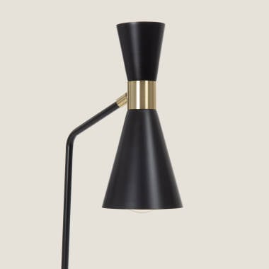 VINTARO bureaulamp van metaal met scharnierarm in zwart, afbeelding 5