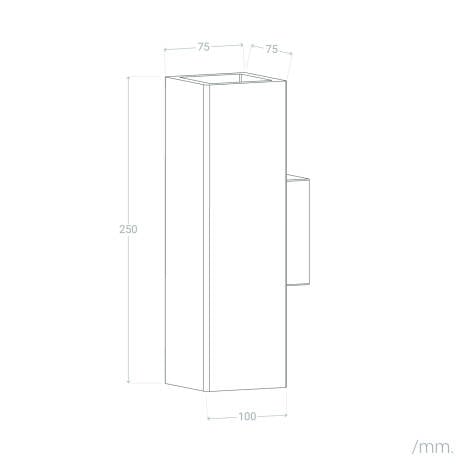 Wandlamp Hestano in een interieur