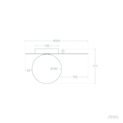Wandlamp Kustano in een interieur
