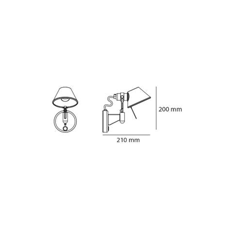 Wandlamp Modrivo in een interieur (sfeerbeeld)