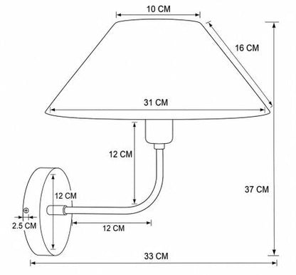 Wandlamp Ircavo in een interieur