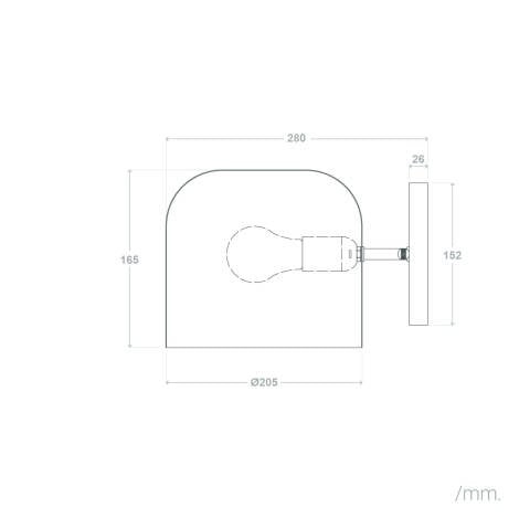 Wandlamp Ilvano in een interieur