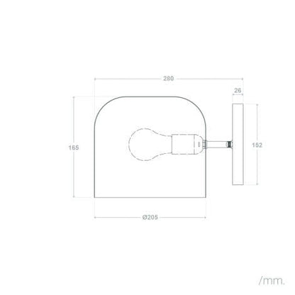 Wandlamp Ilvano in een interieur