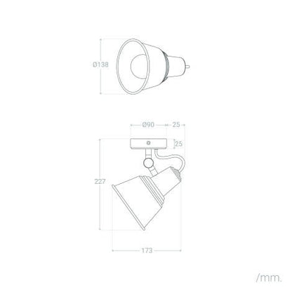 Wandlamp Domavo in een interieur