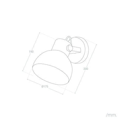 Wandlamp Gendavo in een interieur