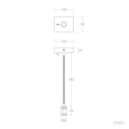 Wandlamp Nolvivo in een interieur (sfeerbeeld)