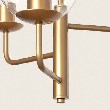 WISTARO hanglamp goud, plafondkap en ophanging