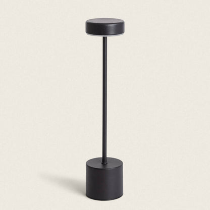 ZEBRARO oplaadbare LED tafellamp van metaal 37,5 cm in zwart, afbeelding 1